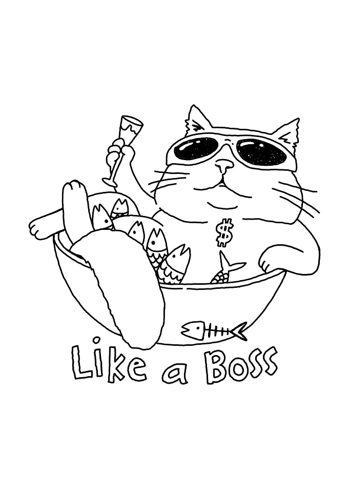 Cat Like a Boss
