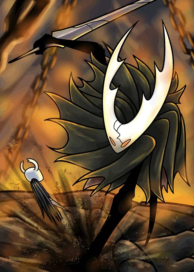 Hollow Knight character art