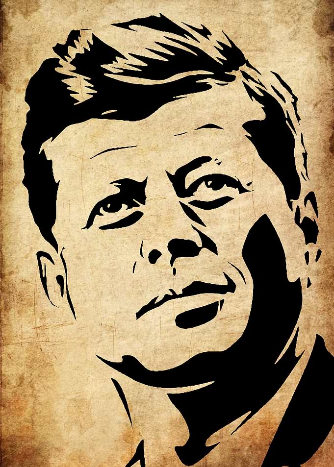 John F. Kennedy Portrait