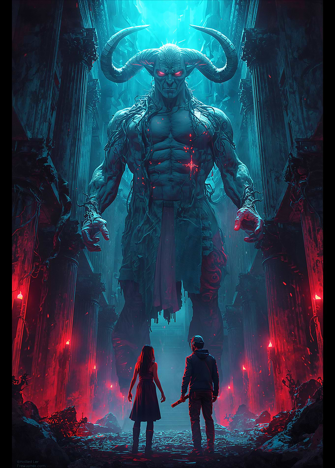 Confrontation with a Horned Giant