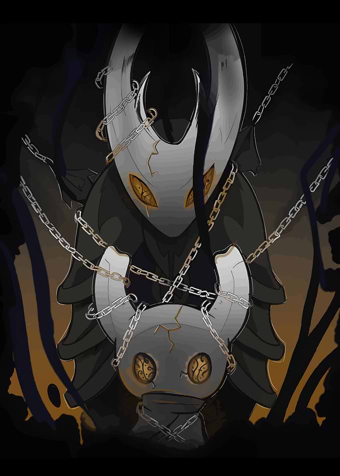 Hollow Knight Chained Illustration