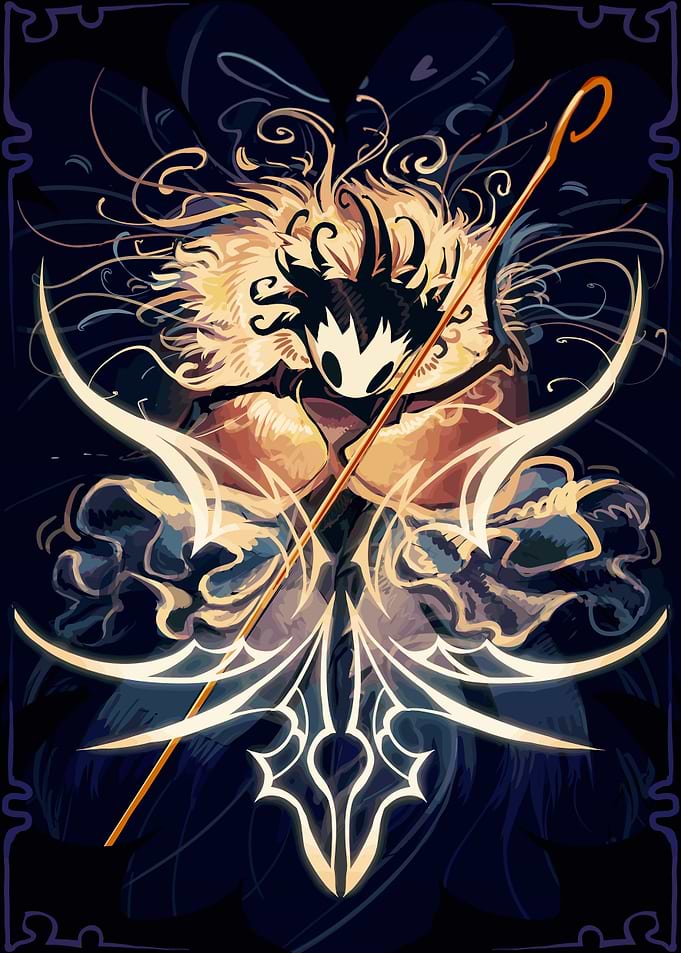 Hollow Knight character art