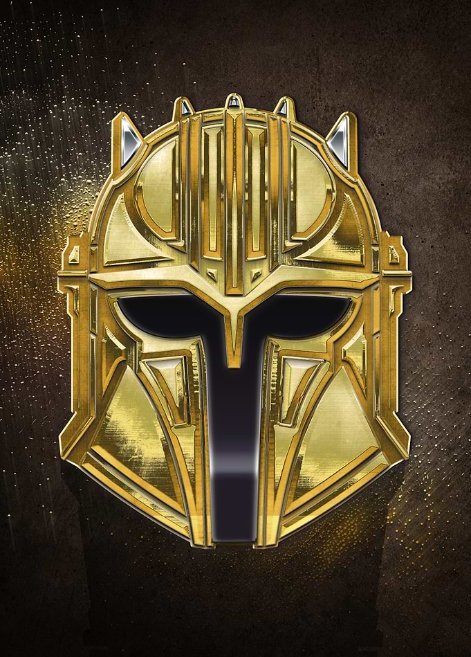 Gilded Gold Helmet