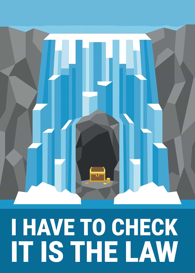 Behind Waterfall Cave Treasure Chest