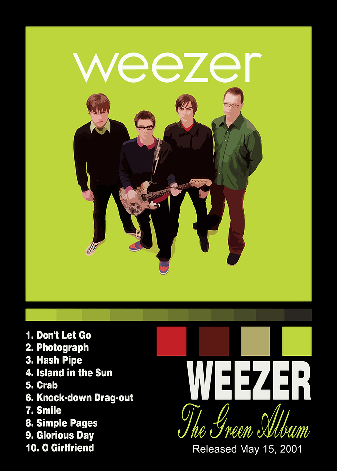 Weezer - The Green Album Cover