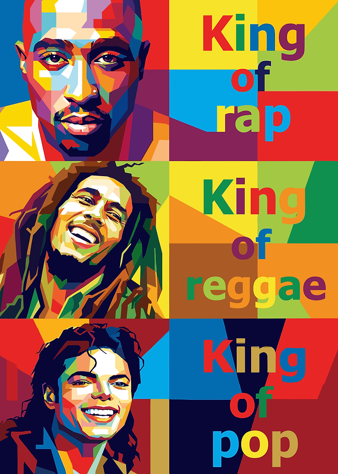 Kings of Music Pop Art