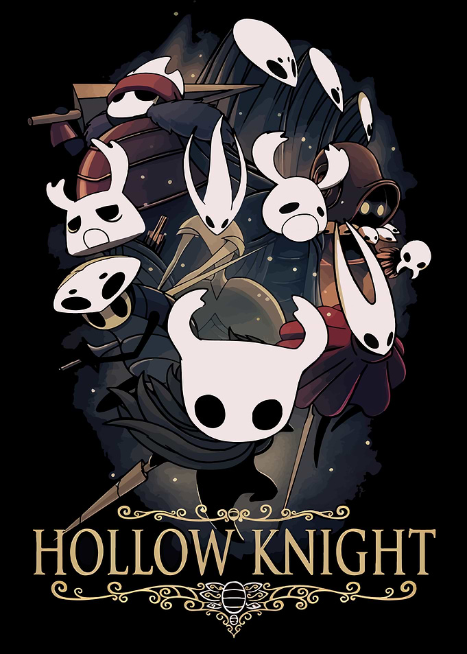 Hollow Knight Characters Illustration