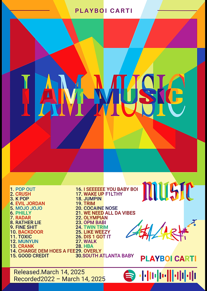 Playboi Carti - I AM MUSIC wpap