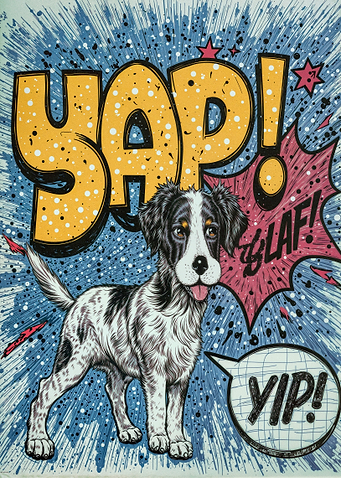 Springer Spaniel Yap Blaf Yip!
