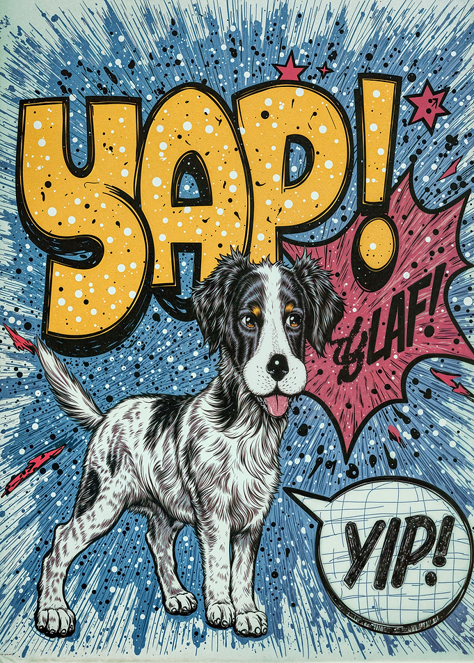 Springer Spaniel Yap Blaf Yip!
