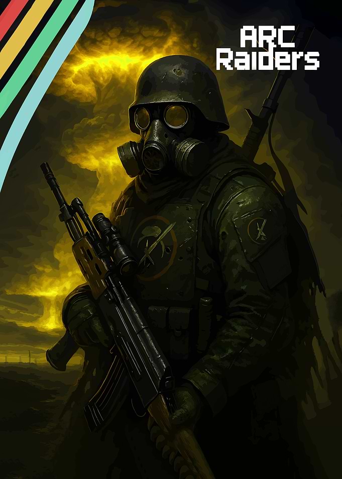 Arc Raiders Soldier with Gas Mask