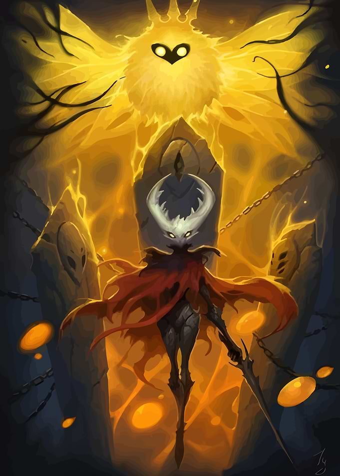 Hollow Knight and the Radiance