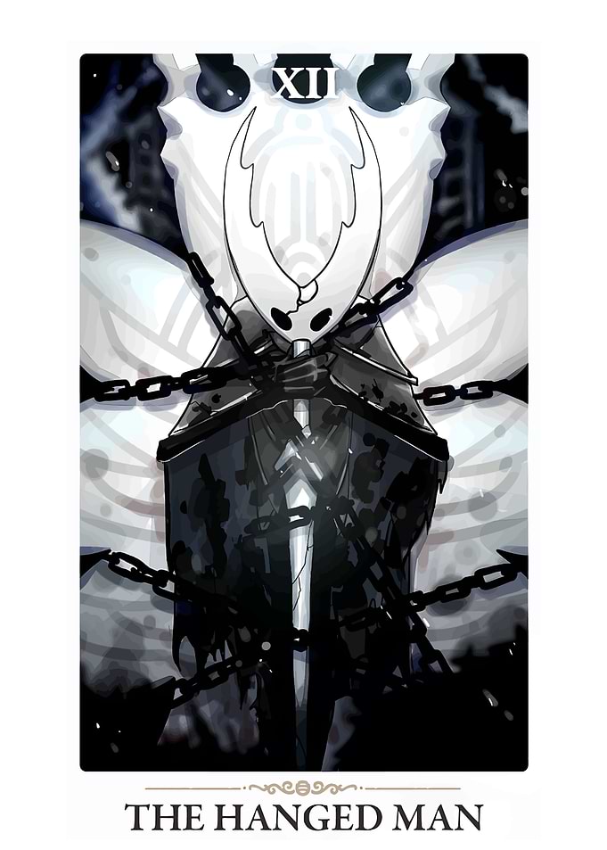 Hollow Knight Tarot: The Hanged Man