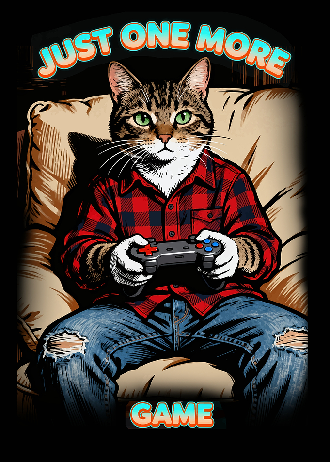 Cat Gamer: Just One More Game