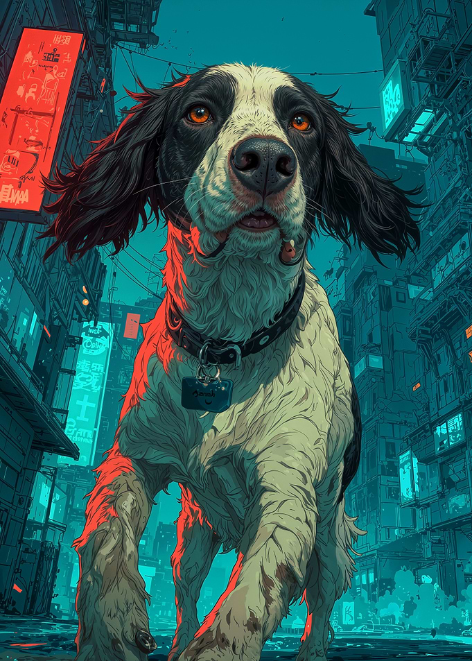 Running Springer Spaniel