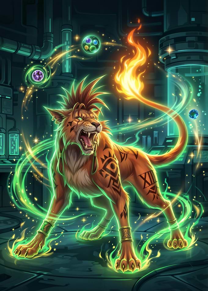 Neon Red XIII