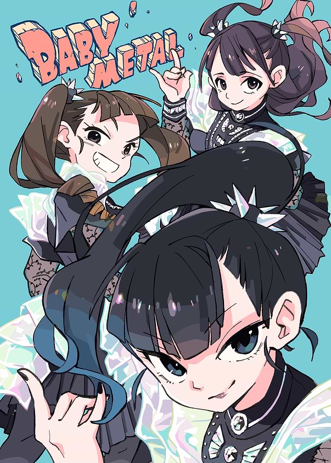Babymetal Cartoon Illustration