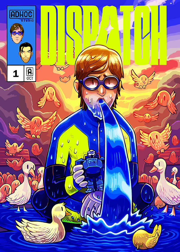 Dispatch Comic Book Cover Art