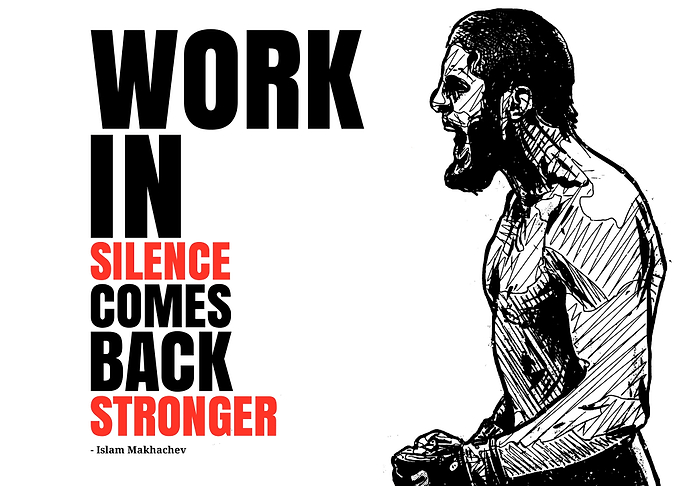 Work in Silence: Islam Makhachev