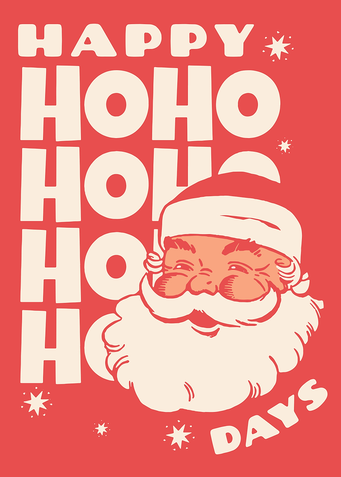 Happy Ho Ho Ho Days Santa