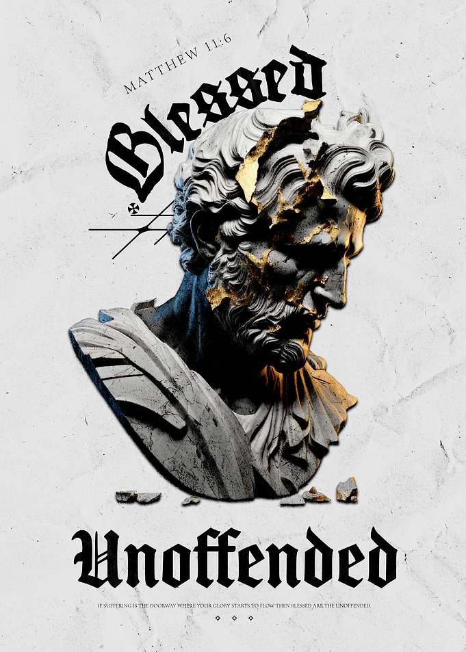 Blessed Unoffended Statue Art