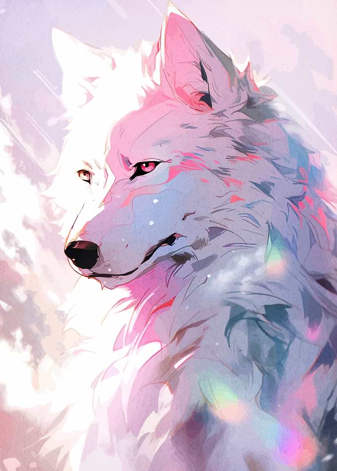 Dual Wolf Portrait