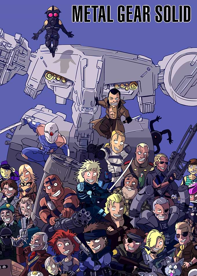 Metal Gear Solid Cartoon Character Compilation