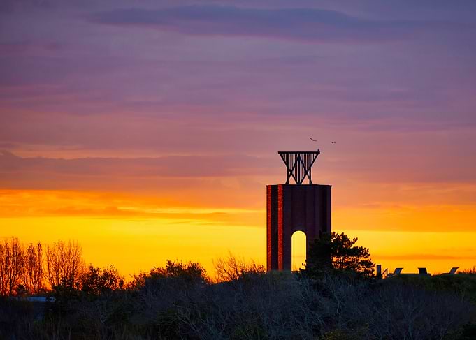 Tower at Sunset Norderney Kap