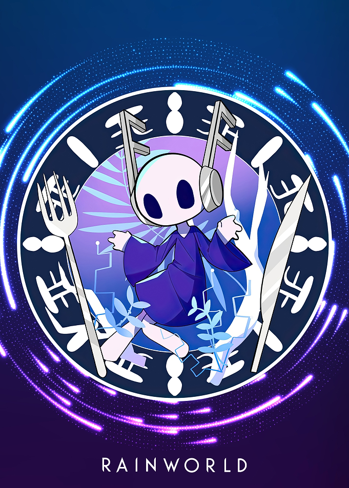 Rain World Cartoon Character Illustration