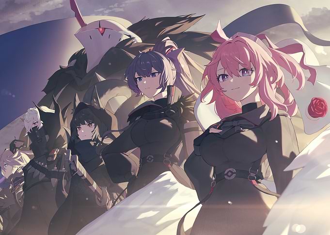 Group with Monster Character
