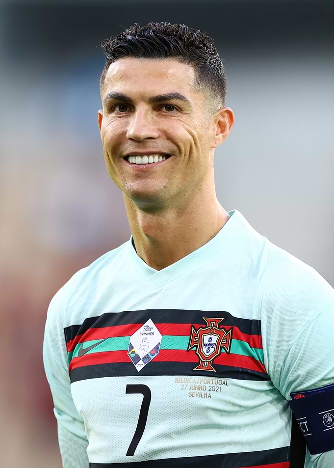 Cristiano Ronaldo Smiling Portrait