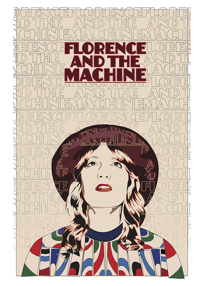 Florence and the Machine Portrait