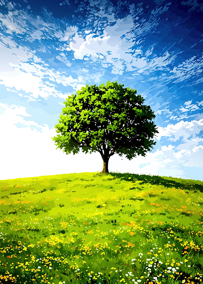 Lone Tree on a Hill