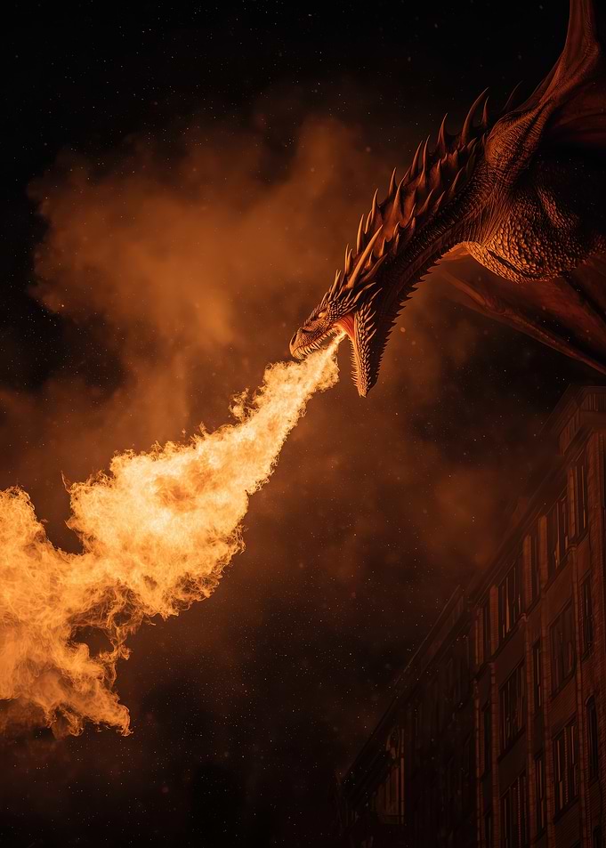 Dragon Breathing Fire
