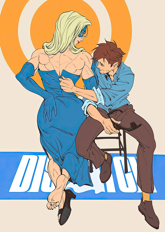 Superheroine and Assistant