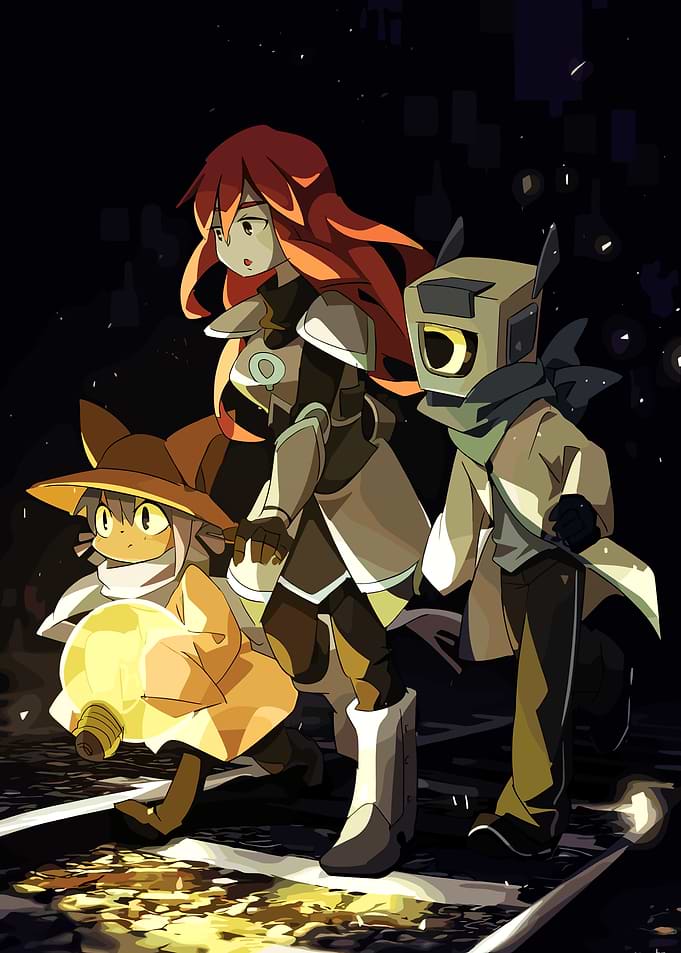 OneShot: Three Characters Walking
