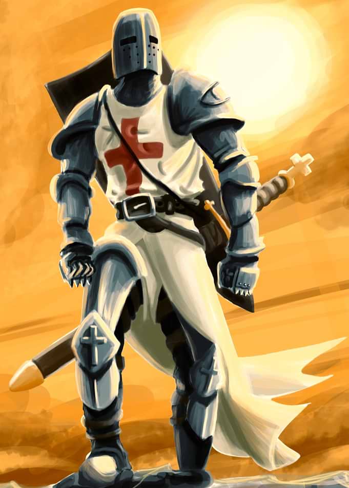 Crusader Knight in Armor