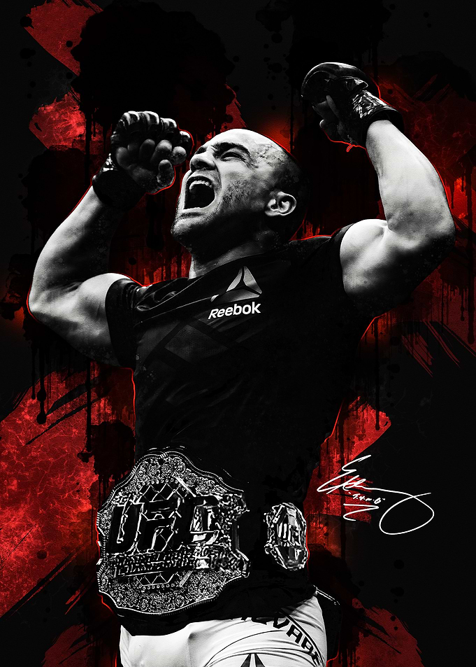 Eddie Alvarez UFC Champion Celebration
