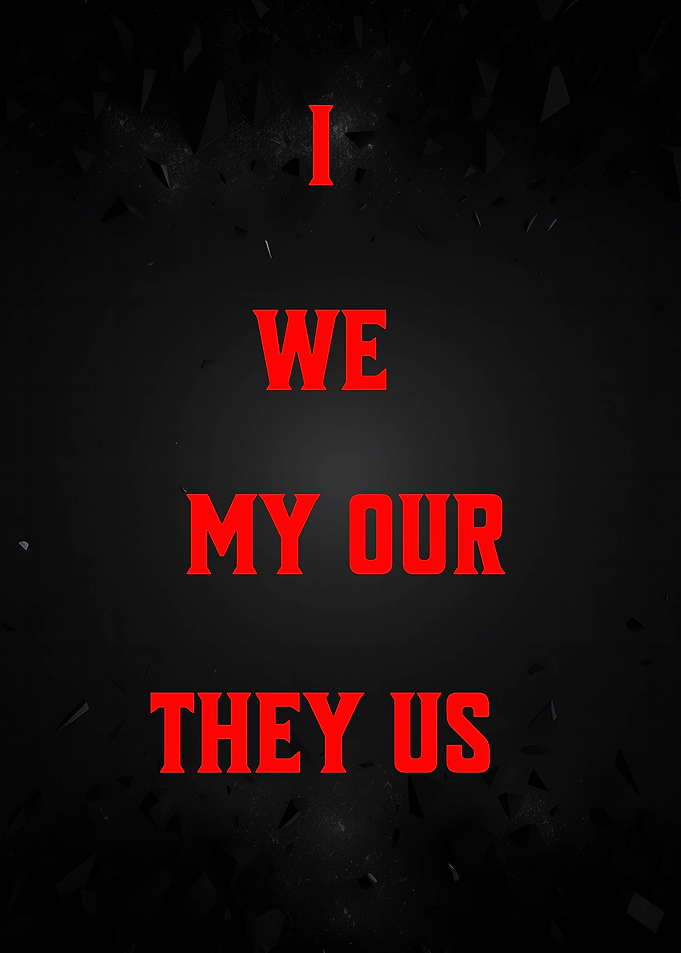 Pronouns on Dark Background
