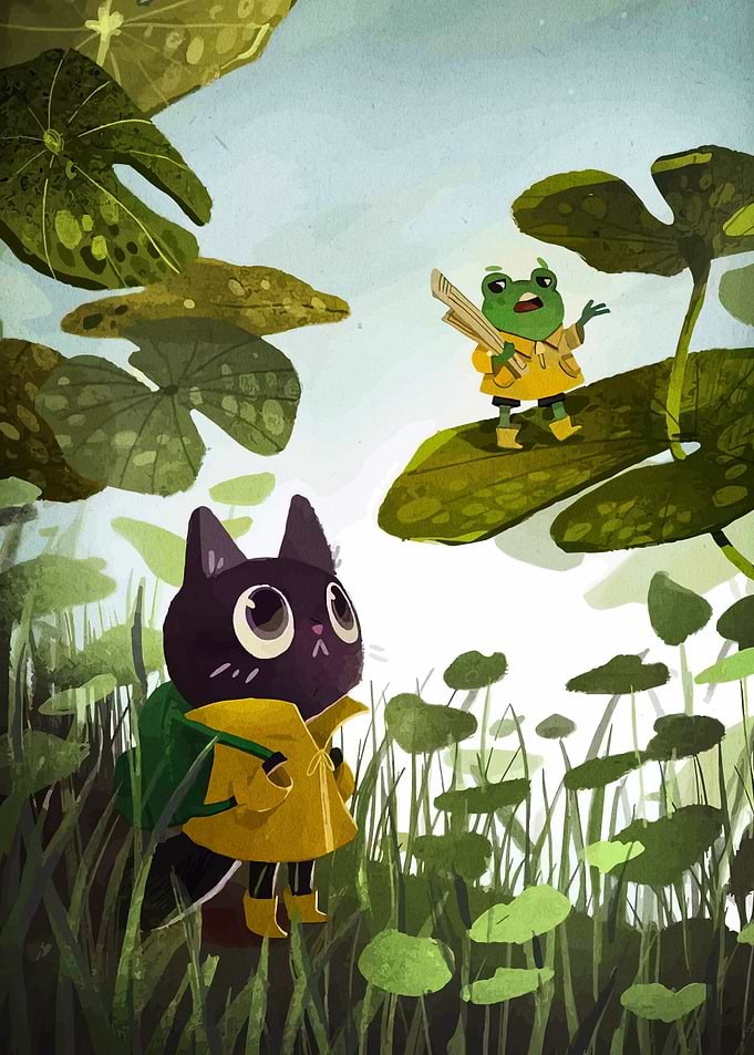 Cat and Frog Adventure