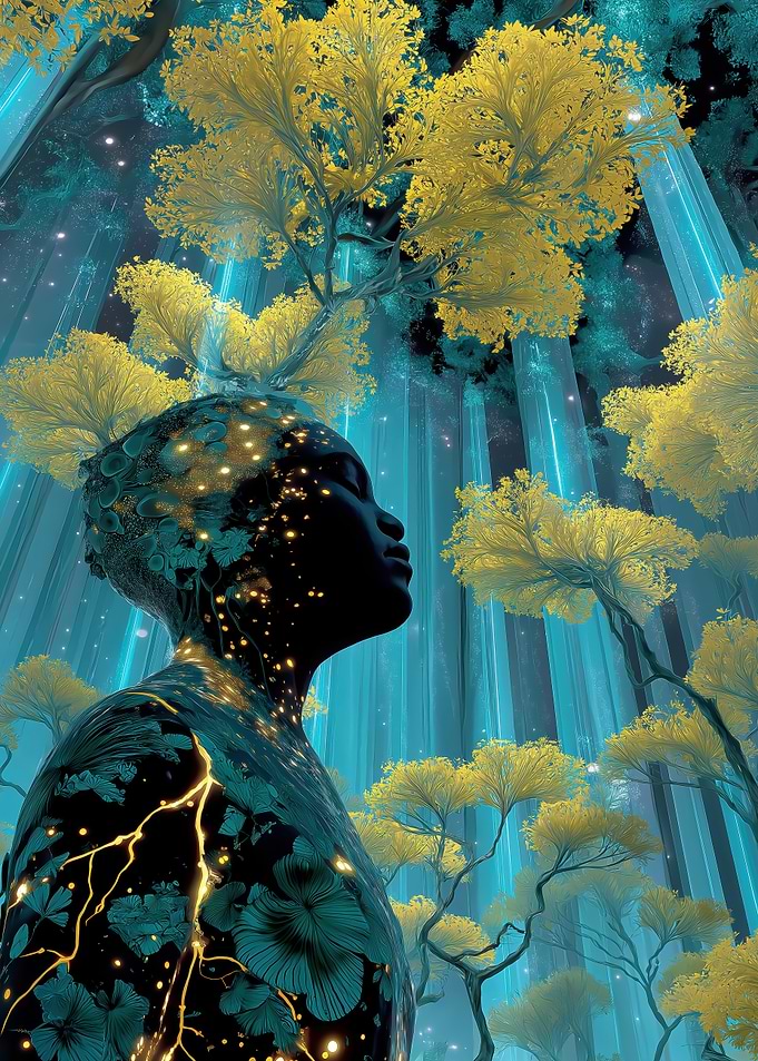 Mystical Forest Woman