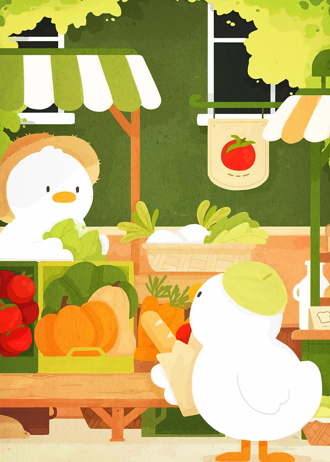 Duck Vegetable Market