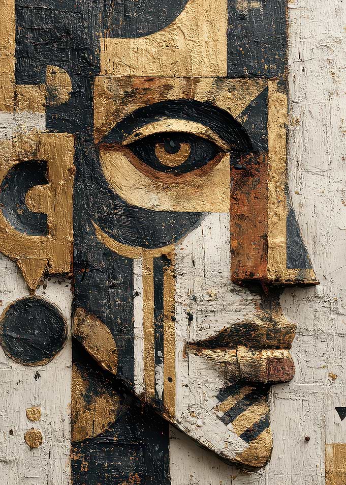 Abstract Face Art