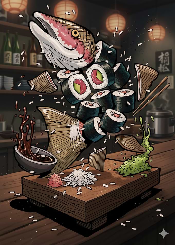 Sushi Fish Explosion