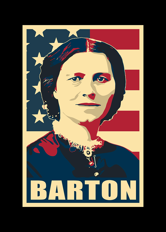 Clara Barton. Iconic