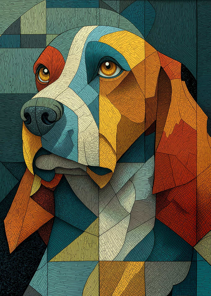 Geometric Springer Spaniel