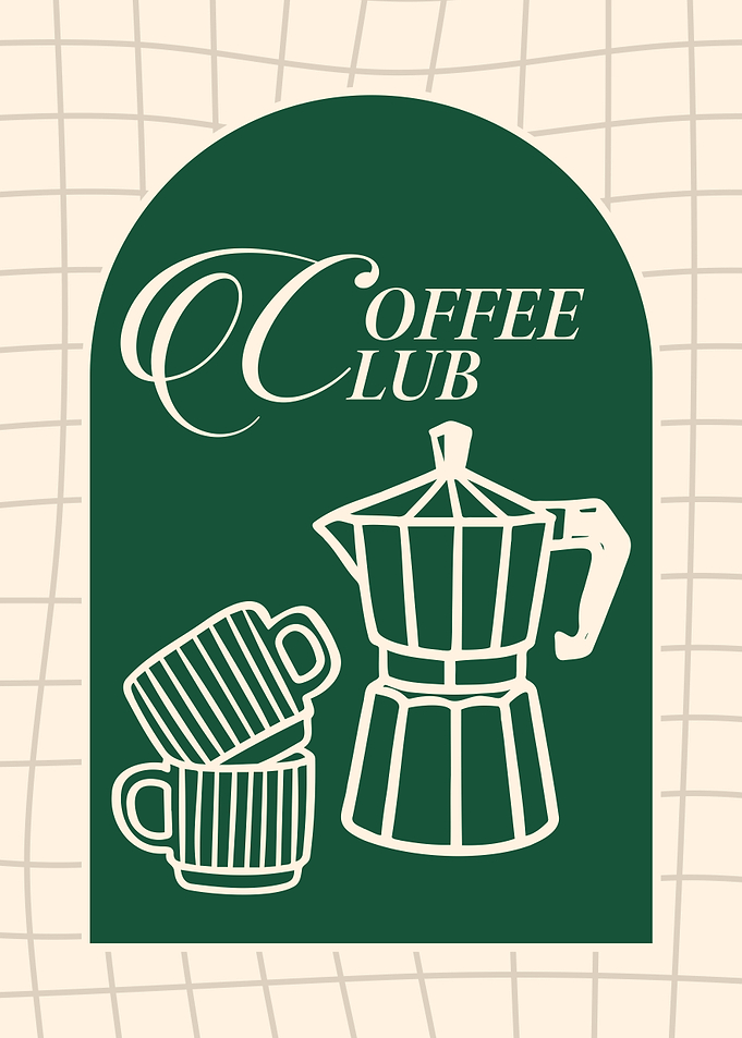 Coffee Club Illustration