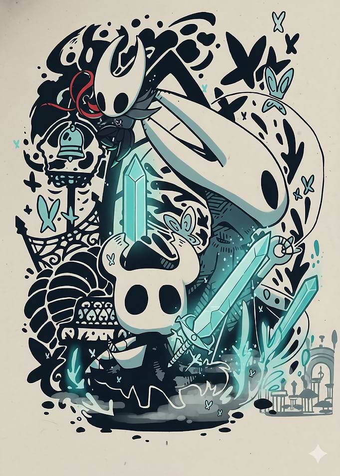Hollow Knight Illustration