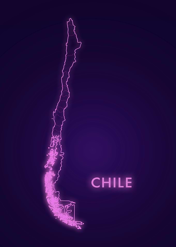 Neon Chile Map