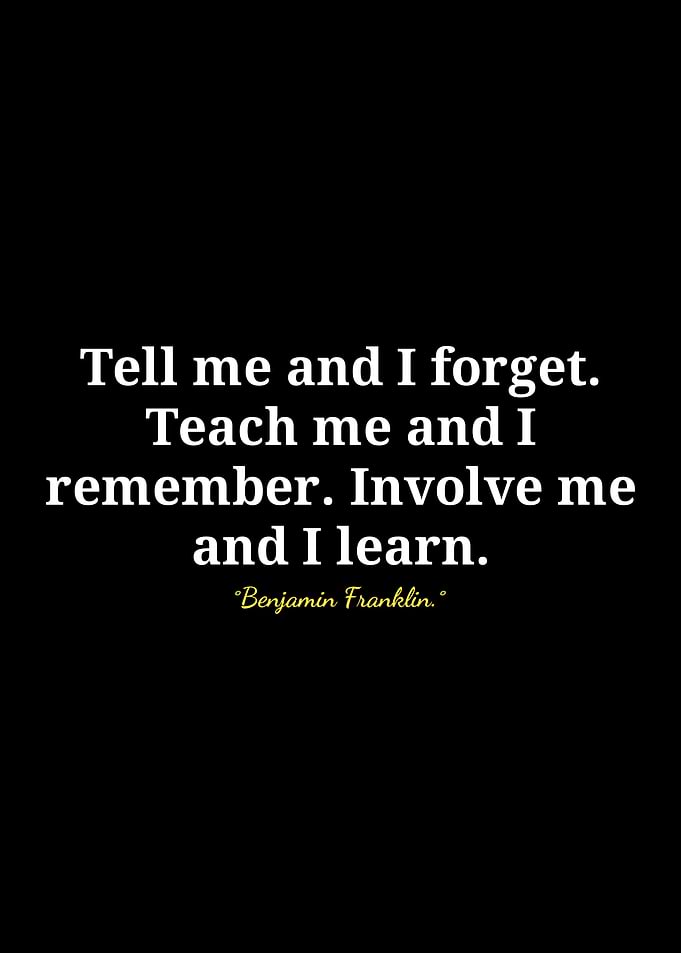 Benjamin Franklin Quote on Learning
